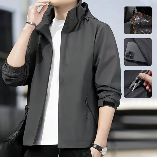 Meilleur cadeau - Veste à capuche légère avec fermeture éclair intégrale
