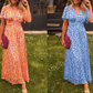 💐50% de réduction🌸Robe florale vintage pour femmes