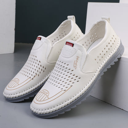 Mocassino slip-on da uomo in pelle