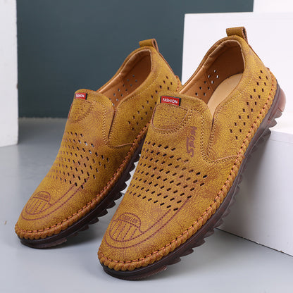 Mocassino slip-on da uomo in pelle