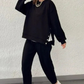 Ensemble Décontracté Femme Monochrome - Haut et Pantalon