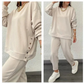 Ensemble Décontracté Femme Monochrome - Haut et Pantalon
