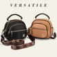 Sac classique multi-compartiments à bandoulière large et ajustable en cuir
