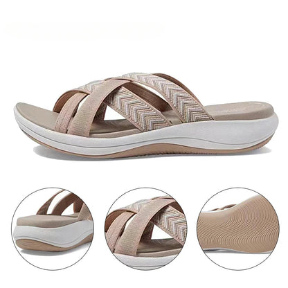 （Nouveau pour 2024）Breathable and comfortable women's casual sandals