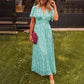 💐50% de réduction🌸Robe florale vintage pour femmes