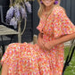 💐50% de réduction🌸Robe florale vintage pour femmes