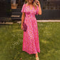 💐50% de réduction🌸Robe florale vintage pour femmes