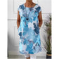 🔥Offre spéciale limitée dans le temps 49% OFF🔥Robe ample à longueur de genou avec imprimé papillon🌸