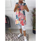 🔥Offre spéciale limitée dans le temps 49% OFF🔥Robe ample à longueur de genou avec imprimé papillon🌸