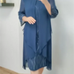Robe en chiffon tendance pour femme
