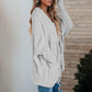 FRAIS DE PORT OFFERTS - Pull à manches longues en tricot avec ouverture devant pour femme