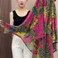 Chemise mi-longue femme à col châle