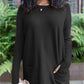 Pull-robe à manches longues avec trou de pouce