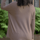 Pull-robe à manches longues avec trou de pouce
