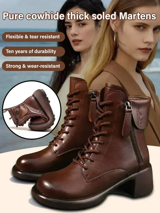 Le meilleur cadeau - Bottes pour femmes au style vintage élégant à la française