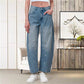 LIVRAISON GRATUITE - Pantalon à Jambes Amples et Taille Mi-Haute pour Femme