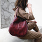 Achetez 2, livraison gratuite - Sac en cuir souple rétro pour femmes, grande capacité
