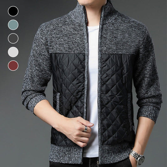 Expédition gratuite - Pull-over cardigan zippé pour hommes