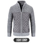 Expédition gratuite - Pull-over cardigan zippé pour hommes