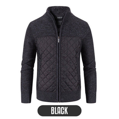 Expédition gratuite - Pull-over cardigan zippé pour hommes