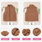 Gilet en duvet épais de couleur unie pour femmes avec poches pour plus de chaleur