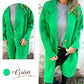 Manteau long à manches longues pour femmes avec col rabattu, épais