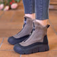 Bottes de neige à fermeture éclair pour femmes, imperméables et antidérapantes