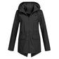 Veste à capuche épaisse, waterproof et chaude pour femmes