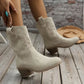 Bottes en cuir hautes et confortables pour femmes, rétro, antidérapantes et imperméables