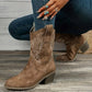Bottes en cuir hautes et confortables pour femmes, rétro, antidérapantes et imperméables