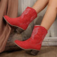 Bottes en cuir hautes et confortables pour femmes, rétro, antidérapantes et imperméables