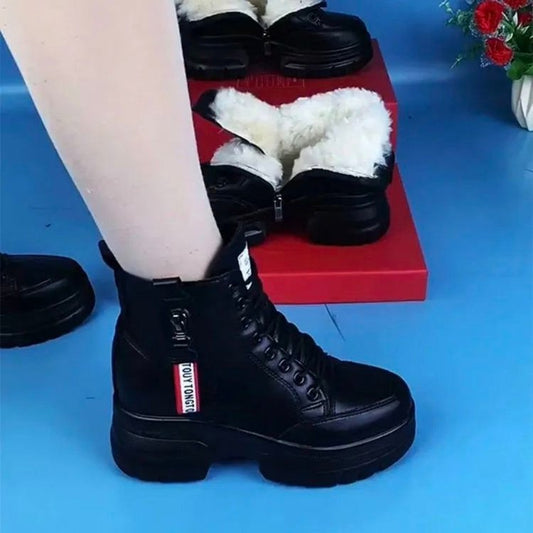 Nouvelles bottes de coton d'hiver avec une semelle épaisse