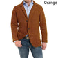 [ Meilleur cadeau pour lui ] 🍂Veste à col en maille unie à manches longues pour homme