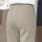 Pantalon chaud à taille haute et doublure en laine
