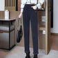 Pantalon chaud à taille haute et doublure en laine