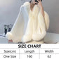 Châle Poncho duveteux pour femmes