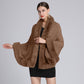 Châle Poncho duveteux pour femmes