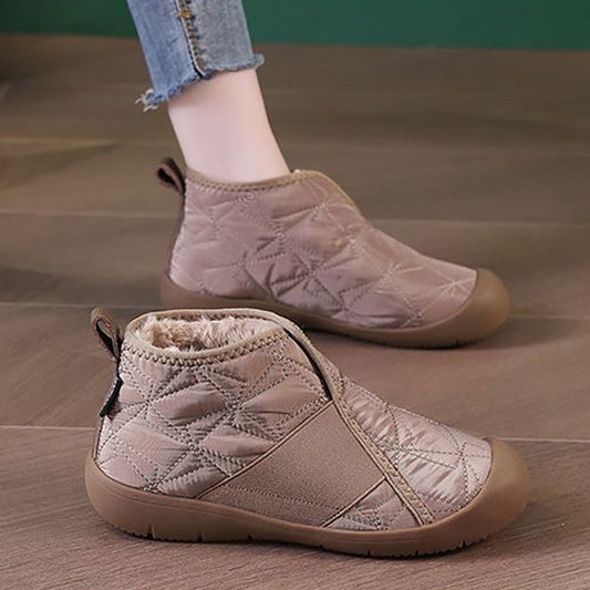 Bottes de Cheville Chaudes, Imperméables et Antidérapantes pour Femmes