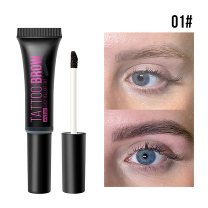 Teinture pour sourcils résistante à l'eau, longue durée et détachable