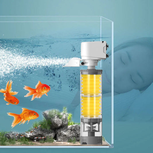 💥50% de réduction💥Filtre multifonctionnel d'aquarium purifiant, filtrant et oxygénant