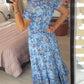 👗 49% DE RÉDUCTION ! 💃 Robe Longue à Col en V Imprimée – Coupe Élégante, Tissu Confortable & Style Polyvalent ✨