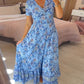 👗 49% DE RÉDUCTION ! 💃 Robe Longue à Col en V Imprimée – Coupe Élégante, Tissu Confortable & Style Polyvalent ✨