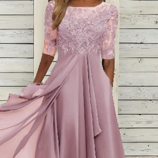 💖NOUVEAUTÉ - OFFRE À DURÉE LIMITÉE💖 Robe de cocktail fluide et élégante avec broderie