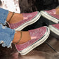 💎 49% DE RÉDUCTION ! 💎 Chaussures Slip-On Femme – Paillettes Brillantes, Semelle Antidérapante & Confort Respirant pour Tous les Jours 🌸👟