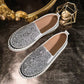 💎 49% DE RÉDUCTION ! 💎 Chaussures Slip-On Femme – Paillettes Brillantes, Semelle Antidérapante & Confort Respirant pour Tous les Jours 🌸👟
