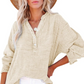 👚 60% DE RÉDUCTION ! 🌷 Chemisiers Décontractés à Manches Longues & Col en V pour Femmes – Coupe Oversized, Tissu Doux & Look Quotidien 🍃