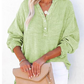 👚 60% DE RÉDUCTION ! 🌷 Chemisiers Décontractés à Manches Longues & Col en V pour Femmes – Coupe Oversized, Tissu Doux & Look Quotidien 🍃