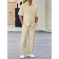 Ensemble Décontracté Homme : Top à Col et Pantalon à Liège