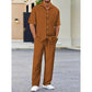 Ensemble Décontracté Homme : Top à Col et Pantalon à Liège