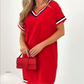 ⏳Spécial à durée limitée⏰Robe mi-longue à col en V et à